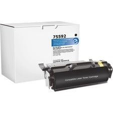 Elite Image Remanufactured High Yield Laser Toner Cartridge T654X11A - Black - 1 Each 36000 Pages