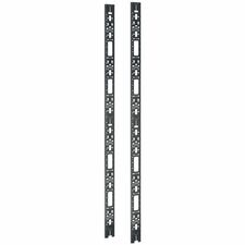 APC by Schneider Electric Vertical Cable Organizer Cable Organizer - Black - 1 Each