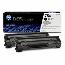 HP 78A Original Laser Toner Cartridge - Black - 2 / Carton 2100 Pages