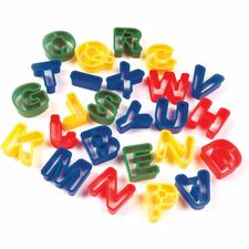 Creativity Street Dough Cutter Letters Cutting - 26 Piece(s) - Assorted - Plastic - 26 / Set