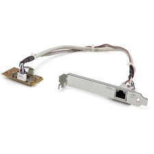 StarTech.com Mini PCI Express Gigabit Ethernet Network Adapter NIC Card Mini PCI Express - Realtek RTL8111E - 1 Port(s) - 1 x Network (RJ-45) - Twisted Pair - Low-profile - 10/100/1000Base-T - Plug-in Card