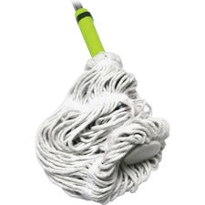 Miller's Creek Cotton Twist Mop Sponge Head - Looped Ends, Ergonomic Handle, Lightweight - Blue - 1 Each