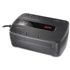 APC by Schneider Electric Back-UPS 650VA Desktop UPS Tower - 1 Day Recharge - 3 Minute Stand-by - 110 V AC Input - 120 V AC Output - Stepped Sine Wave - USB - 8 x NEMA 5-15R Receptacle(s) - 8 x Battery/Surge Outlet