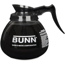 BUNN 64 oz. Black Handle Glass Decanter Decanter