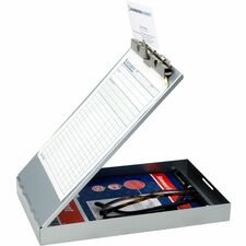 Saunders Recycled Aluminum Redi-Rite Clipboard Top Opening - 6" x 9" Sheet Size - Aluminum - Silver - 1 Each