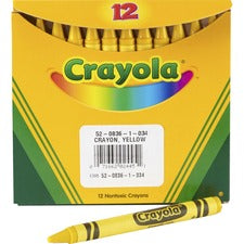 Crayola Bulk Crayons Yellow - 12 / Pack