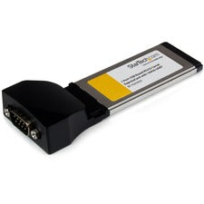 StarTech.com 1 Port ExpressCard to RS232 DB9 Serial Adapter Card w/ 16950 - USB Based Plug-in Module - 16950, 16C950 UART - ExpressCard/34 - PC, Mac - 1 x Number of Serial Ports External - 1 - TAA Compliant