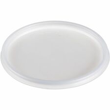 Dart 20 oz HIPS Plastic Non-vented Lid - Translucent Breakroom - 4.2" Diameter - Translucent - Plastic, Foam, Polystyrene Body - 100/Pack - 10 / Carton