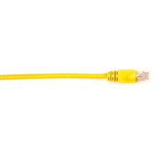 Black Box Connect Cat.6 UTP Patch Network Cable 3 ft Category 6 Network Cable for Network Device - First End: 1 x RJ-45 Network - Male - Second End: 1 x RJ-45 Network - Male - 1 Gbit/s - Patch Cable - Gold Plated Contact - CM - 26 AWG - Yellow - 1 Each