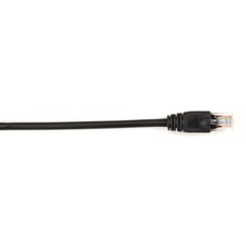 Black Box Connect Cat.6 UTP Patch Network Cable 1 ft Category 6 Network Cable for Network Device - First End: 1 x RJ-45 Network - Male - Second End: 1 x RJ-45 Network - Male - 1 Gbit/s - Patch Cable - Gold Plated Contact - CM - 26 AWG - Black - 1 Each
