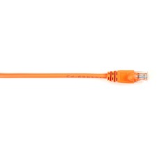 Black Box Connect Cat.6 UTP Patch Network Cable 1 ft Category 6 Network Cable for Network Device - First End: 1 x RJ-45 Network - Male - Second End: 1 x RJ-45 Network - Male - 1 Gbit/s - Patch Cable - Gold Plated Contact - CM - 26 AWG - Orange - 1 Each