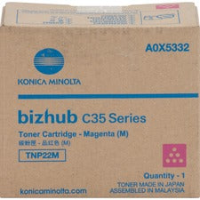 Konica Minolta Original Laser Toner Cartridge - Magenta - 1 Each 4600 Pages