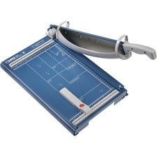 Dahle 561 Premium Guillotine Trimmer 35 Sheet Cutting Capacity - 14" Cutting Length - 3.3" Height x 10.4" Width x 17.4" Length - Self-sharpening, Automatic Clamp, Safety Guard, Self-sharpening, Adjustable Alignment Guide, Metal Base, Screened Guide, Non-s