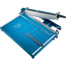 Dahle 567 Premium Guillotine Trimmer 35 Sheet Cutting Capacity - 21" Cutting Length - 8" Height x 14.4" Width x 23.6" Length - Self-sharpening, Adjustable Paper Guide, Sturdy, Non-skid Rubber Feet, Self-sharpening Blade, Adjustable Alignment Guide, Metal