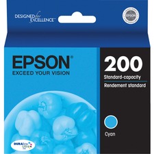 Epson DURABrite Ultra 200 Original Inkjet Ink Cartridge - Cyan - 1 Each Inkjet - Cyan - 1 Each