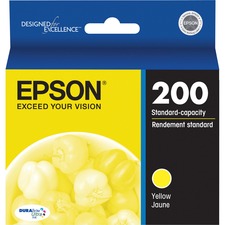 Epson DURABrite Ultra 200 Original Inkjet Ink Cartridge - Yellow - 1 Each Inkjet - Yellow - 1 Each