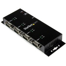 StarTech.com 4-port Serial Hub Wall Mountable - USB - PC, Mac, Linux - 4 x Number of Serial Ports External - 1 x Number of USB Ports - 1 - TAA Compliant