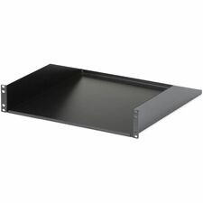 StarTech.com 2U Rack Mount Cantilever Shelf - 125lbs / 56kg - 18 in. Deep For Server, LAN Switch, Patch Panel - 2U Rack Height x 19" Rack Width x 18" Rack Depth - Rack-mountable - Black - SPCC - 125 lb Static/Stationary Weight Capacity - TAA Compliant