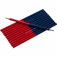 Charles Leonard Checking Pencils Red, Blue Lead - 12 / Box