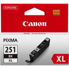 Canon CLI251XLBK Original Inkjet Ink Cartridge - Black - 1 Each Inkjet - Black - 1 Each