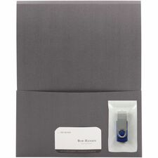 Smead Self-Adhesive USB Flash Drive Pocket Poly - Clear