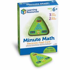Learning Resources Minute Math Electronic Flash Card Electronic Flash Card