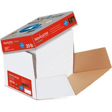 Navigator Platinum Superior Productivity Multipurpose Paper - Silky Touch - White 99 Brightness - 93% Opacity - Letter - 8 1/2" x 11" - 20 lb Basis Weight - Smooth - Chlorine-free, Jam-free - White - 2500 / Carton