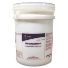 RMC Ultra Marathon LM Floor Finish For Vinyl Floor, Linoleum Floor, Asphalt, Rubber, Terrazzo Floor - 640 fl oz (20 quart) - Durable, Slip Resistant - White - 1 / Carton