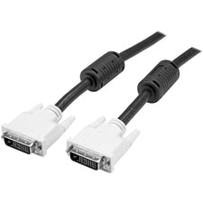 StarTech.com 10 ft DVI-D Dual Link Cable - M/M 10 ft DVI-D Video Cable for Video Device, Monitor, Desktop Computer, Notebook, Projector - First End: 1 x 25-pin DVI-D Digital Video - Male - Second End: 1 x 25-pin DVI-D Digital Video - Male - 9.9 Gbit/s - S