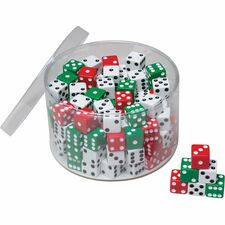 Creativity Street Drum of Dice 4 Year & Up Age - 144 Pieces - 144 / Pack - Assorted