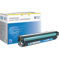 Elite Image Remanufactured Laser Toner Cartridge 650A (CE270A) - Cyan - 1 Each 15000 Pages