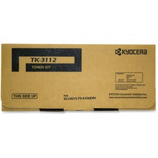 Kyocera Original Laser Toner Cartridge - Black - 1 Each 15500 Pages