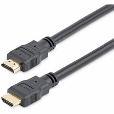 StarTech.com 15 ft High Speed HDMI Cable - Ultra HD 4k x 2k HDMI Cable - HDMI to HDMI M/M 15 ft HDMI Video Cable for Blu-ray Player, HDTV, DVD Player, Stereo Receiver, Projector, Audio/Video Device, TV, Gaming Console, Digital Video Recorder - First End: