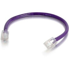 C2G 7 ft Cat6 Non Booted UTP Unshielded Network Patch Cable - Purple 7 ft Category 6 Network Cable for Network Device - First End: 1 x RJ-45 Network - Male - Second End: 1 x RJ-45 Network - Male - Patch Cable - Purple - 1 Each