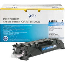 Elite Image Remanufactured Laser Toner Cartridge 80A (CF280A) - Black - 1 Each 2700 Pages