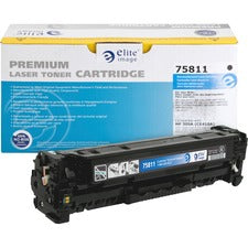 Elite Image Remanufactured Laser Toner Cartridge 305A (CE410A) - Black - 1 Each 2200 Pages