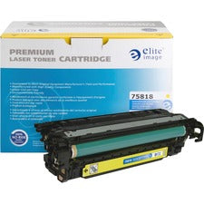 Elite Image Remanufactured Laser Toner Cartridge 507A (CE402A) - Yellow - 1 Each 6000 Pages