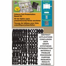 Pacon Science Fair Presentation Board Science Project - 48" Height x 36" Width - White - 1 Kit