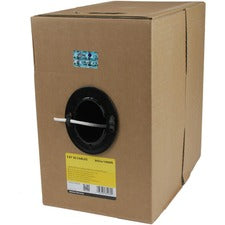 StarTech.com 1000 ft Bulk Roll of White CMR Cat5e Solid UTP Riser Cable 1000 ft Category 5e Network Cable for Network Device - First End: Bare Wire - Second End: Bare Wire - 1 Gbit/s - CMR, Riser - 24 AWG - White - 1 Each - TAA Compliant