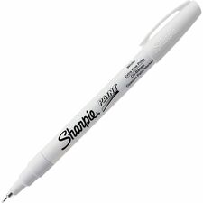 Sharpie Extra Fine Oil-Based Paint Marker Extra Fine Marker Point - White Ink - Oil Based - 1 Each