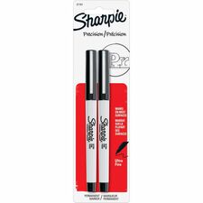 Sharpie Ultra Fine Point Permanent Marker Ultra Fine Marker Point - Black Ink - 2 / Pack