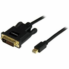 StarTech.com Mini DisplayPort/DVI Video Cable 6 ft DVI/Mini DisplayPort Video Cable Adapter for TV, Notebook, Ultrabook, Projector, Monitor, Video Device, MacBook, HDTV, MacBook Air, Mac mini - First End: 1 x 20-pin Mini DisplayPort Digital Audio/Video -