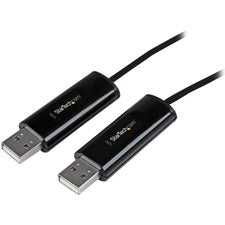 StarTech.com 2 Port USB Keyboard Mouse Switch Cable w/ File Transfer for PC and Mac 6 ft USB KVM Cable for Keyboard/Mouse, Switch, Monitor, Notebook, Server, PC, MAC, Computer - First End: 1 x 4-pin USB 2.0 Type A - Male - Second End: 1 x 4-pin USB 2.0 Ty