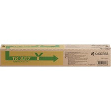 Kyocera Original Laser Toner Cartridge - Yellow - 1 Each Laser - Yellow - 1 Each