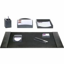 Dacasso Embossed Leather Desk Set 1 Each