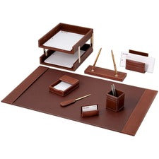 Dacasso Rustic Leather Desk Set 1 Each
