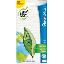 Paper Mate DryLine Grip Correction Film 0.20" Tape Width x 27.90 ft Tape Length - 1 Line(s) - Ergonomic Green Dispenser - Tear Resistant, Break Resistant, Quick Drying, Comfortable Grip - Green - 1 Each