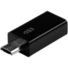 StarTech.com Micro USB 5 pin to 11 pin MHL Adapter for Samsung 1 x 5-pin Type A Micro USB Female - 1 x 11-pin MHL Female - Nickel Connector - Black - 1 Each