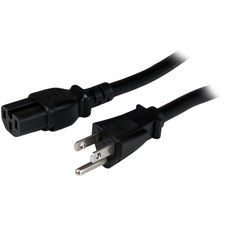 StarTech.com 4 ft Heavy Duty 14 AWG Computer Power Cord - NEMA5-15P to C15 For PDU, Server, Computer, Network Device - 125 V AC / 15 A - Black - 4 ft Cord Length - NEMA 5-15P / IEC 60320 C15 - North America - 1 Each