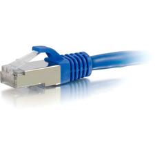 C2G 2ft Cat6 Snagless Shielded (STP) Ethernet Network Patch Cable - Blue 2 ft Category 6 Network Cable for Network Device - First End: 1 x RJ-45 Network - Male - Second End: 1 x RJ-45 Network - Male - Patch Cable - Shielding - Gold, Nickel Plated Connecto